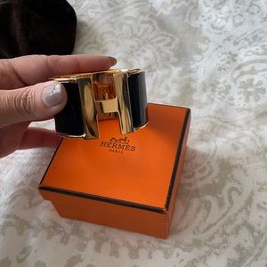 Hermès Clic Clac extra wide H bracelet